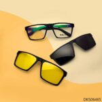 New Black Color Magnetic Sunglasses
