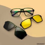Green Color 3 in 1 Magnetic Sunglasses