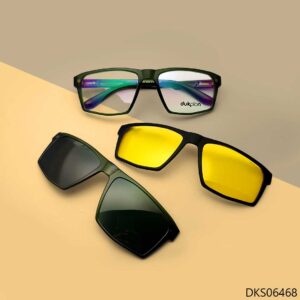 New Green Color Magnetic Sunglasses