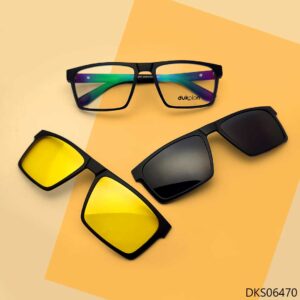 New Rectangle Shape Magnetic Sunglasses