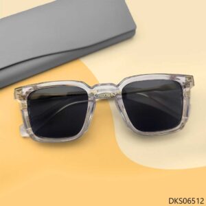 Transparent Color Unique Design Sunglasses