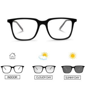 Classy Square Shape Photochromic Glasses