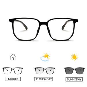 New Black Color Photochromic Glasses