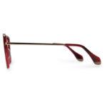 Red Color Cat Eye Shape Womens Eyeglass