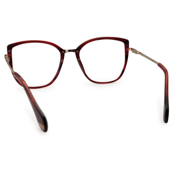 Red Color Cat Eye Shape Womens Eyeglass