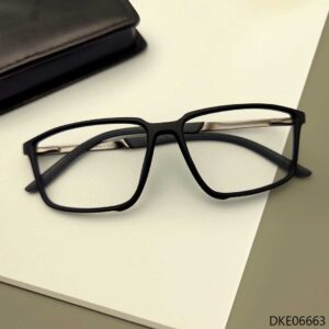 Fiber and Metal Mixed Eyeglass