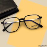 Fiber and Metal Mixed Eyeglasses