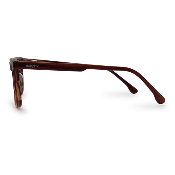 Red Transparent Color Eyeglass