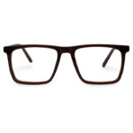 Brown Color Unique Design Eyeglass