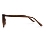 Brown Color Unique Design Eyeglass