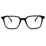Black Color Sqaure Shape Photochromic Glasses