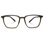 Brown Transparent Color Eyeglasses