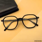 Black Color Round Shape Eyeglass