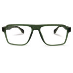 Green Color Square Shape Eyeglass