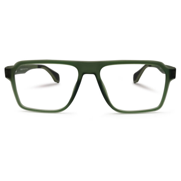 Green Color Square Shape Eyeglass