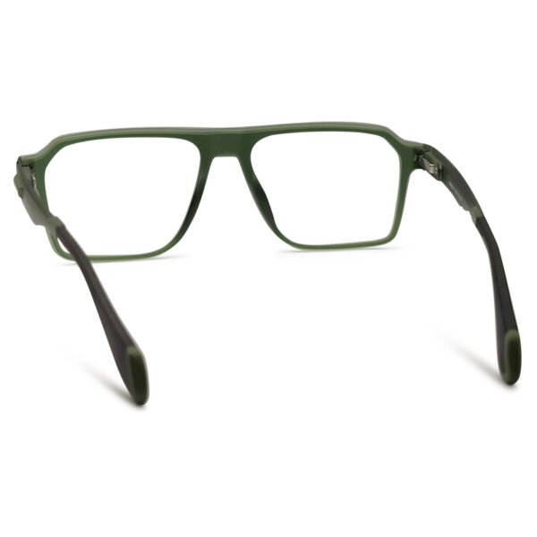 Green Color Square Shape Eyeglass