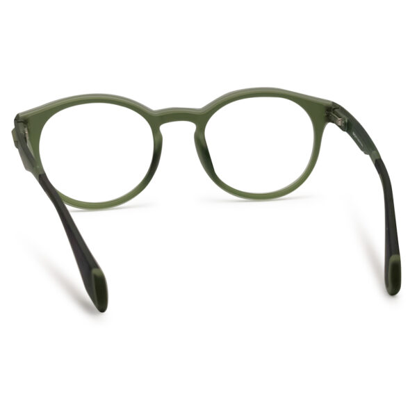 Round Shape Green Transparent Eyeglass