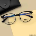 Round Shape Fiber And Metal Eyeglass