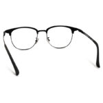 Round Shape Fiber And Metal Eyeglass