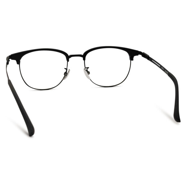 Round Shape Fiber And Metal Eyeglass