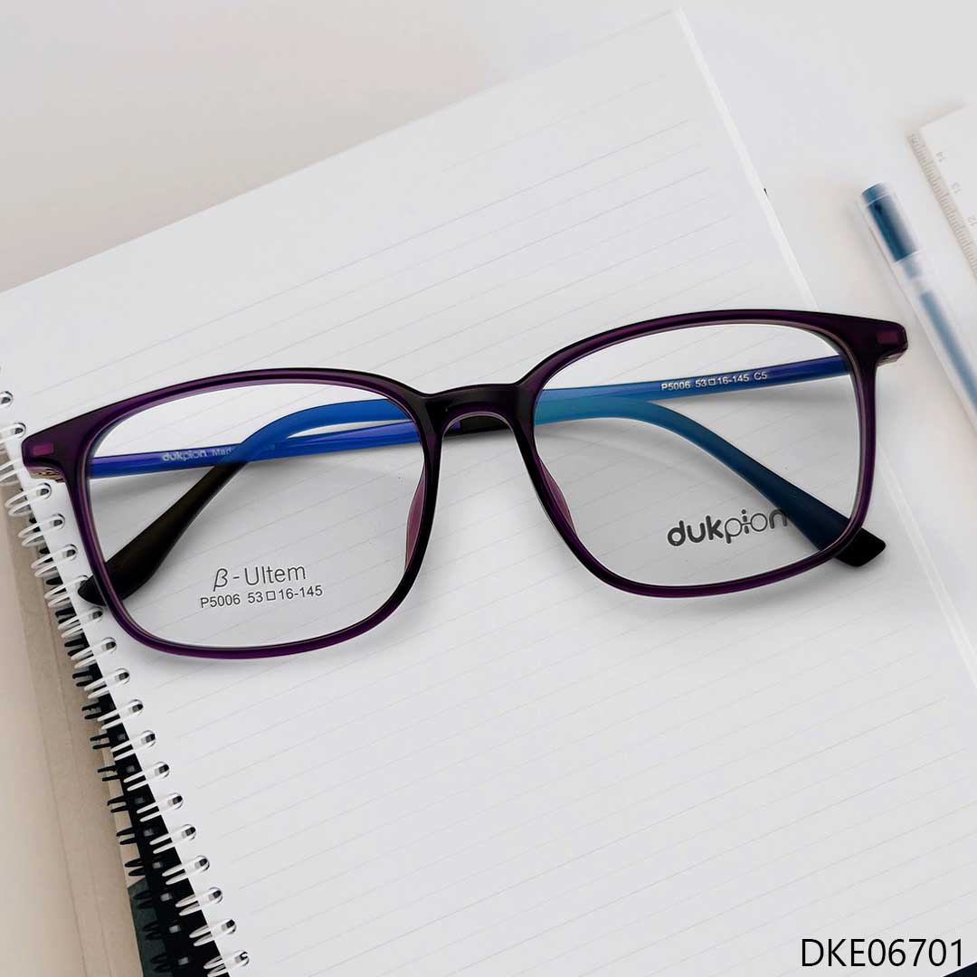 Mixed Transparent Color Eyeglass