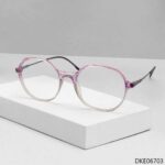 Mixed Transparent Color Eyeglass