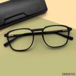 Black Color Semi-Round Eyeglass