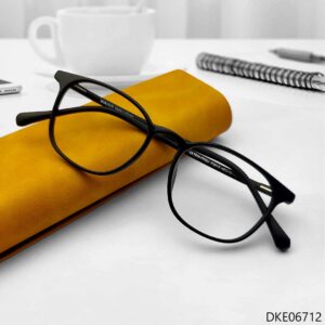 New Semi Round Black Color Eyeglasses