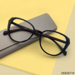 Black Color Unique Design Eyeglasses