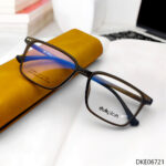 New Square Olive Transparent Eyeglasses