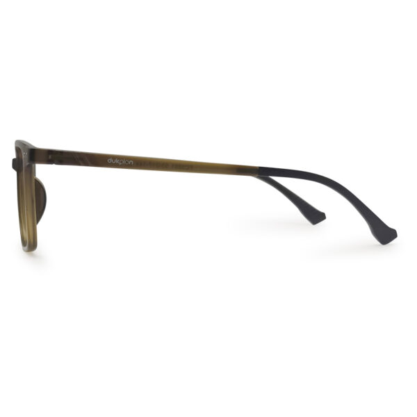 New Square Olive Transparent Eyeglasses