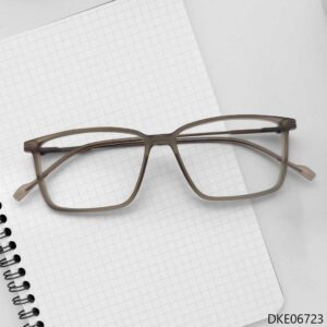 Grey Transparent Fashionable Eyeglasses