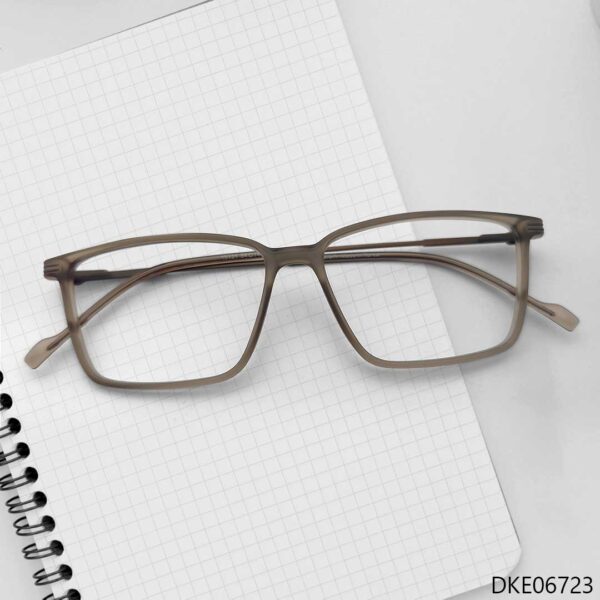 Grey Transparent Fashionable Eyeglasses