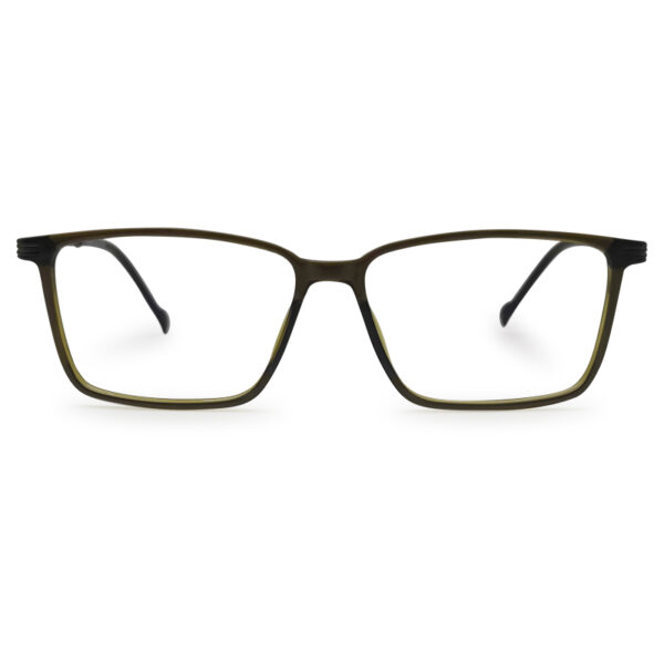 New Olive Transparent Eyeglasses