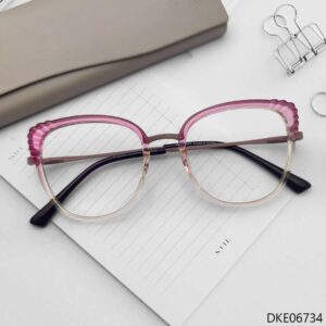 Cat Eye Shape Cute Eyeglasses