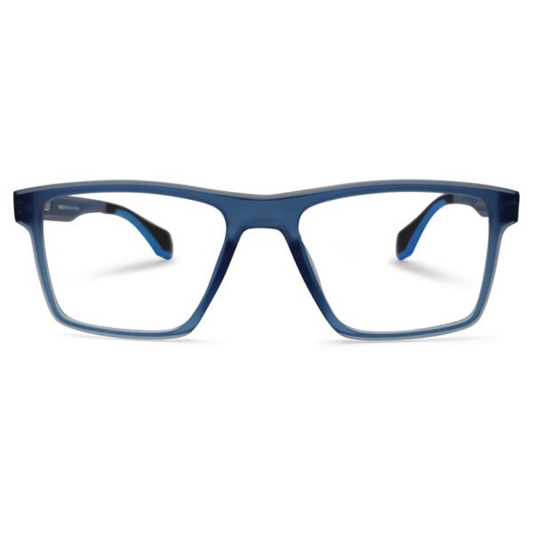 Blue Transparent Color Eyeglass