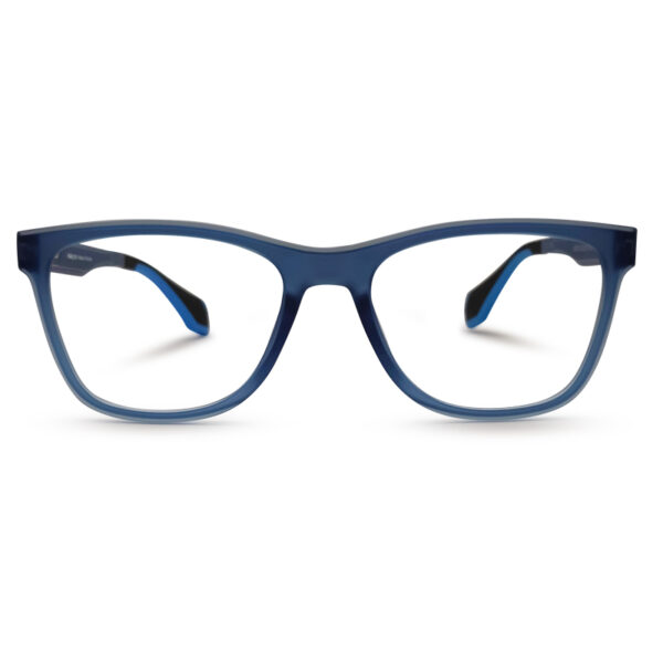 Blue Transparent Color Eyeglass