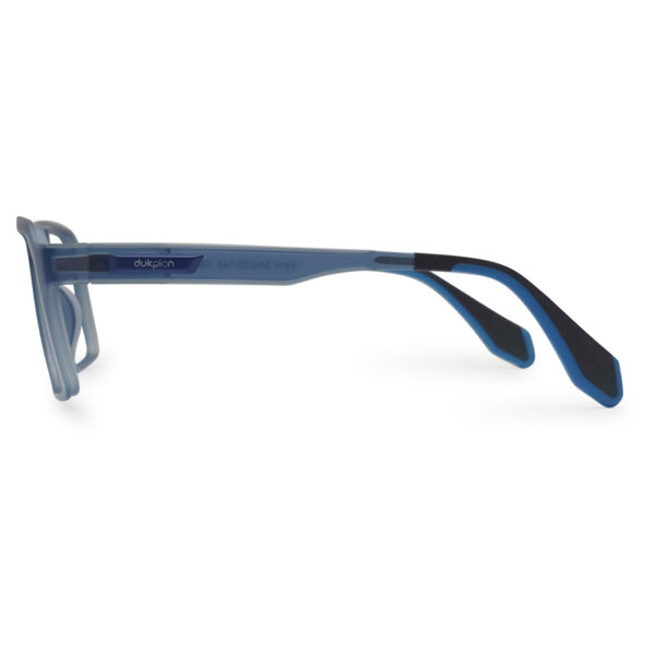 Blue Transparent Aviator Shape Eyeglasses