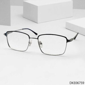 Black and Silver Color Eyeglasses