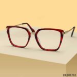 Red Color Cat Eye Shape Eyeglasses