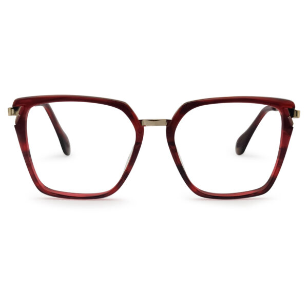 Red Color Cat Eye Shape Eyeglasses