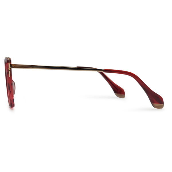 Red Color Cat Eye Shape Eyeglasses