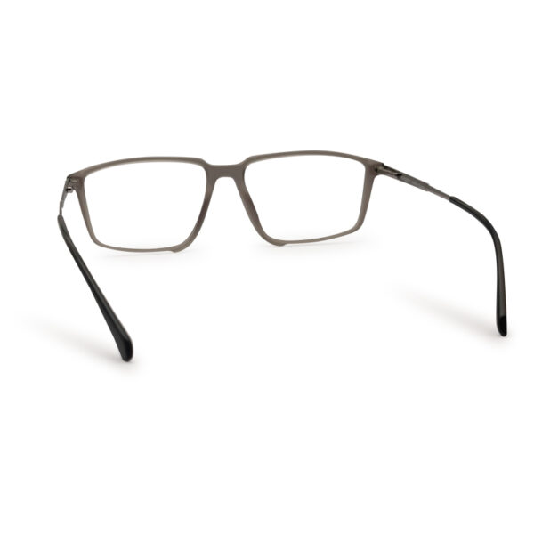 Grey Transparent Rectangle Shape Eyeglasses