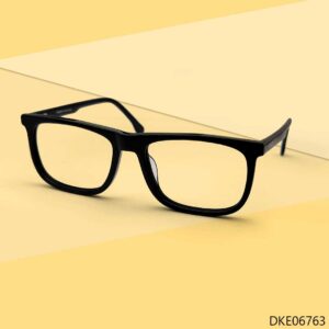 Black Color Square Shape Stylish Eyeglasses