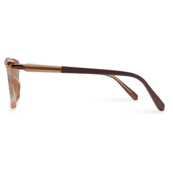 Premium Pink Transparent Cat Eye Shape Eyeglasses