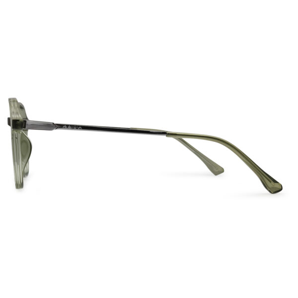 New Trendy Olive Transparent Eyeglasses