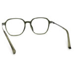 New Trendy Olive Transparent Eyeglasses