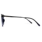 Black Color Semi Round Eyeglasses