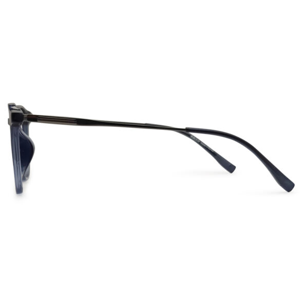 Black Color Semi Round Eyeglasses