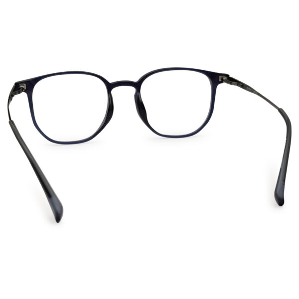 Black Color Semi Round Eyeglasses